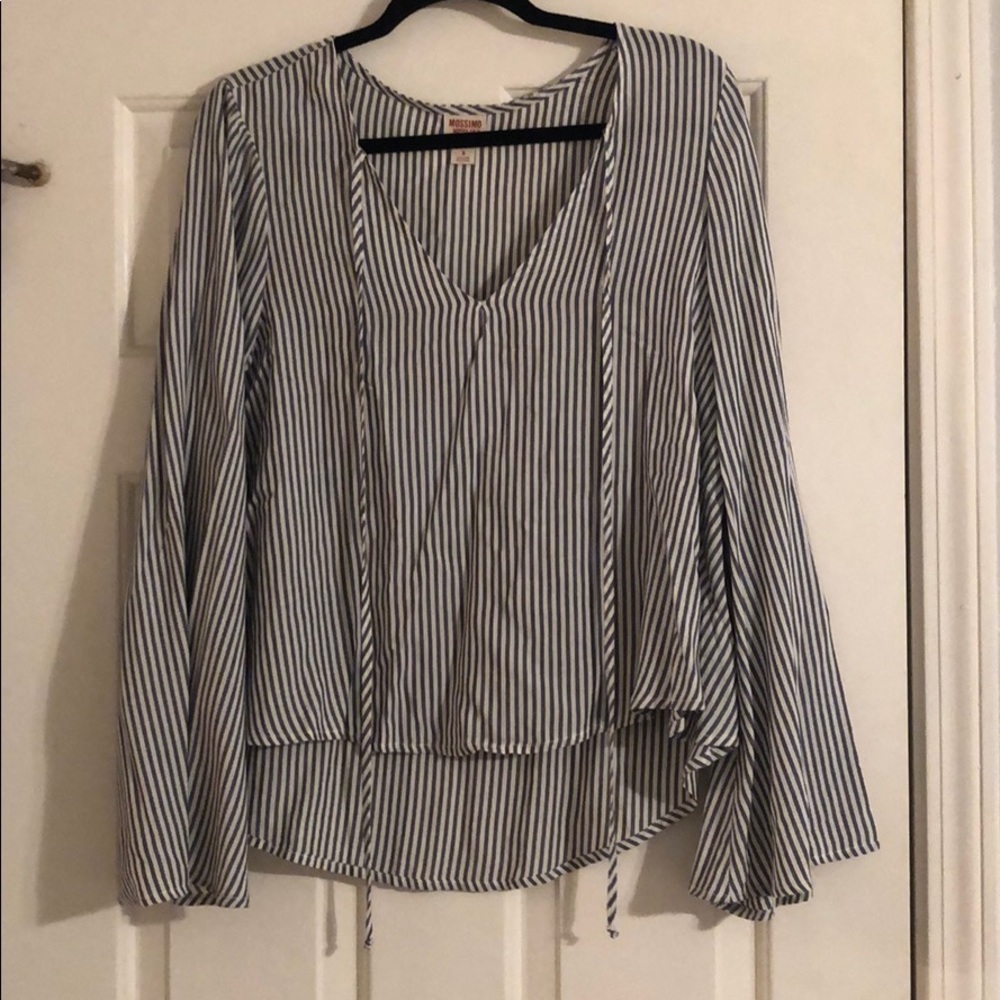 Target bell sleeve striped top